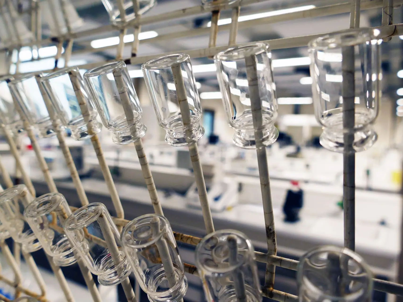 verrerie, laboratoire